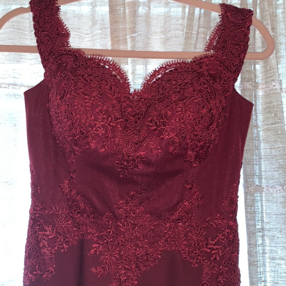 Maroon Prom Dress